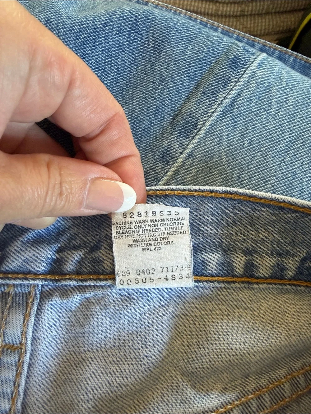 Vintage‎ Levi’s 505 Regular Fit Straight Leg Blue Jeans Size W33